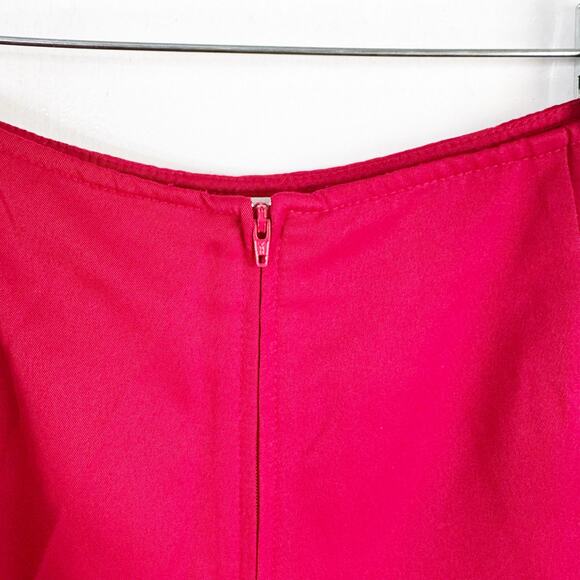 VTG Talbots Petites Red Schoolgirl Skort Preppy Bold Classic Academia NEW 14 - Picture 7 of 13